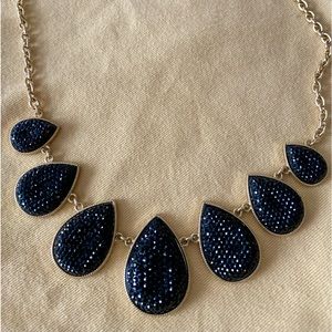 Druzy quartz style necklace